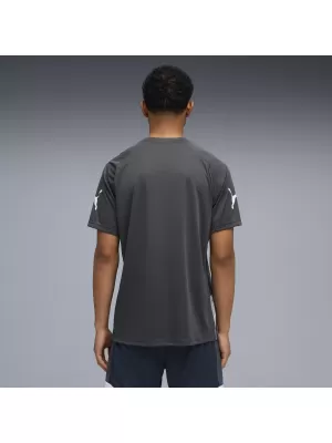 Pánske funkčné tričko PUMA INDIVIDUALLIGA GRAPH JERSEY 660578_02 MINERÁL KOBALT/PAROŠEDÝ