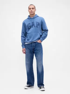 Pánska mikina GAP LOGO PULLOVER HOODIE 715036-71 CORNFLOWER