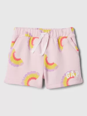 Detské kraťasy GAP LOGO SWEATSHORTS 862094-04 LIGHT PEÓNY