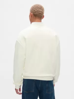Pánska mikina GAP LOGO CREW SWEATSHIRT 616625-01 NEW OFF WHITE