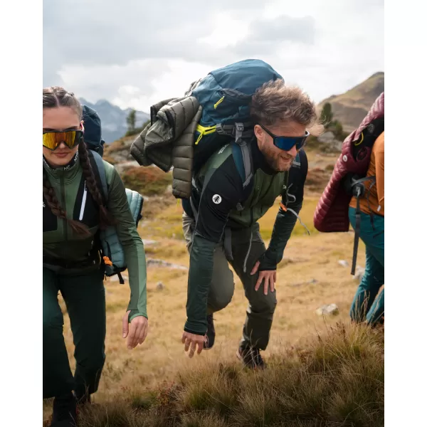  Pánska mikina powerfleece NORDBLANC GROAN NBWFM8282 TMAVO ZELENÁ 