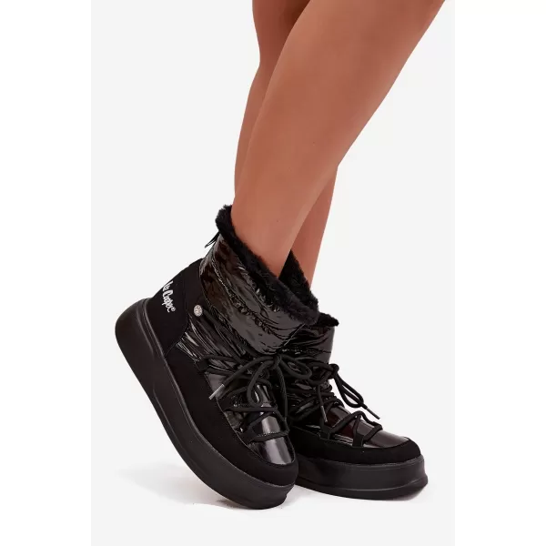  Dámske zimné topánky LEE COOPER LCJ-25-3-3814 BLACK 
