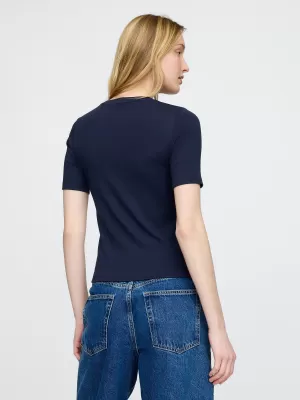 Dámske tričko GAP MODAL CREW TEE 679172-02 NAVY UNIFORM
