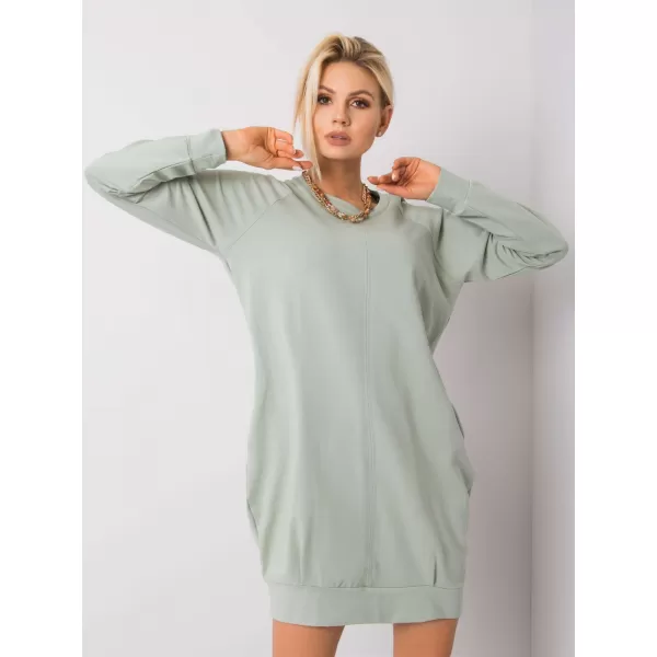  Dámske šaty BASIC FEEL GOOD RV-TU-5184.93P PISTACHIO 