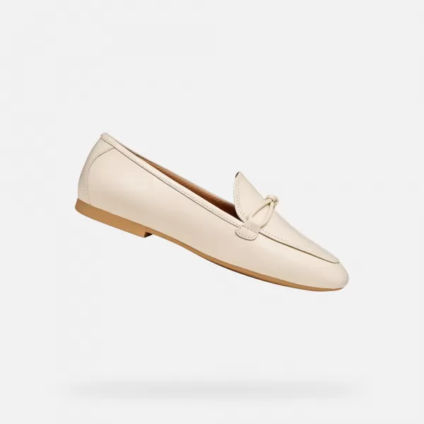  Dámske mokasíny GEOX NEW PALMARIA G012920 KRÉMOVÁ 