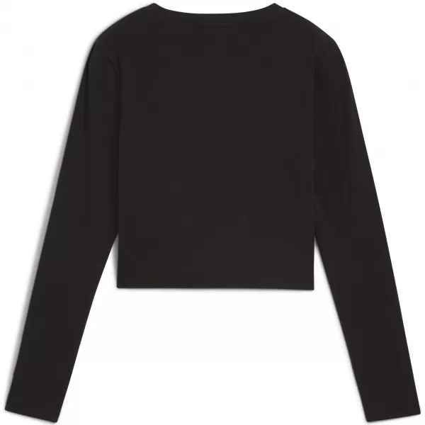  Dámske tričko PUMA WARDROBE ESS BABY TEE 629761-01 PUMA ČIERNA 