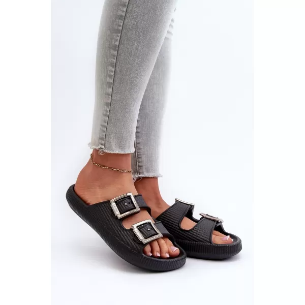  Dámske šľapky ZAXY LL285088 BLACK 