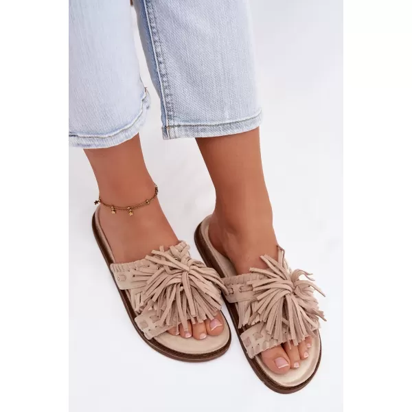  Dámske šľapky BOTO GLORINNA 41498 BEIGE 