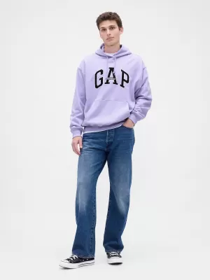 Pánska mikina GAP LOGO PULLOVER HOODIE 781237-02 ORCHID