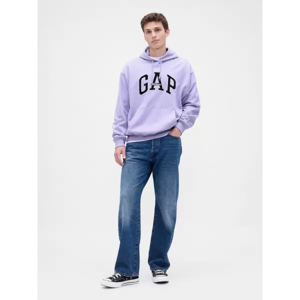  Pánska mikina GAP LOGO PULLOVER HOODIE 781237-02 ORCHID 