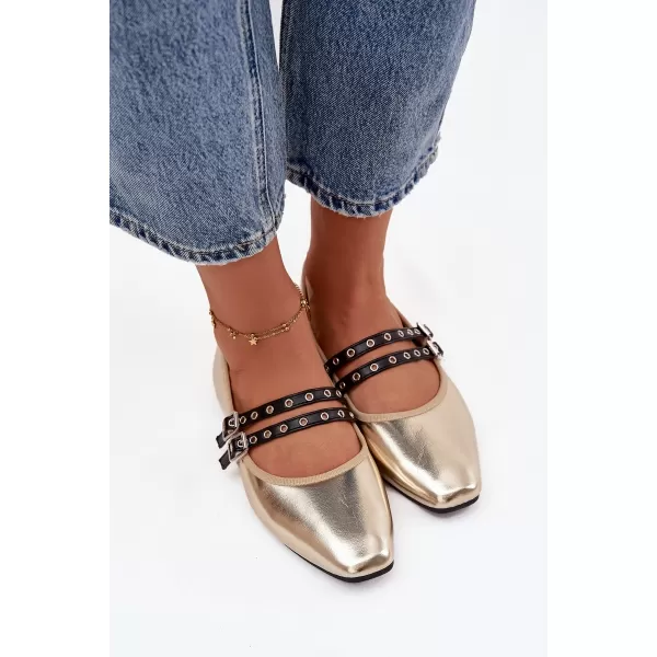  Dámske baleríny BOTO DELIORA 40483 GOLD 