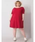 Dámske šaty BASIC FEEL GOOD RV-SK-6639.02X BURGUNDY