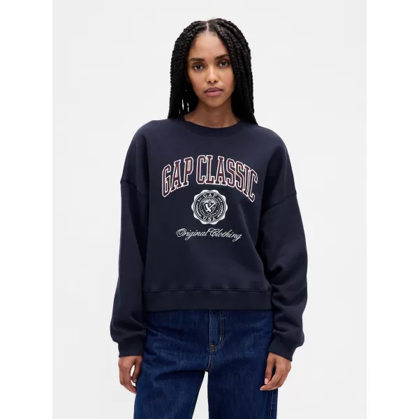  Dámska mikina GAP LOGO SWEATSHIRT 799272-01 NAVY UNIFORM 