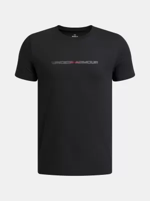 Chlapčenské tričko UNDER ARMOUR UA B WM BLUR SS 6009269-001 ČIERNA