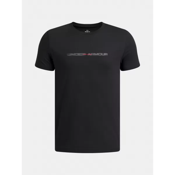  Chlapčenské tričko UNDER ARMOUR UA B WM BLUR SS 6009269-001 ČIERNA 