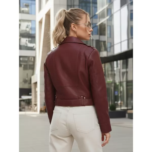  Dámska bunda DSTREET TY5649 BORDOVÁ 