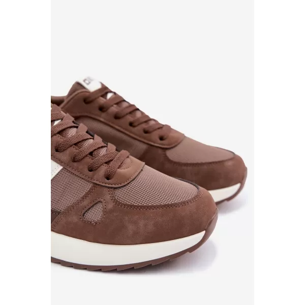  Pánske tenisky BIG STAR TT174353 BROWN/BEIGE Big Star Shoes 