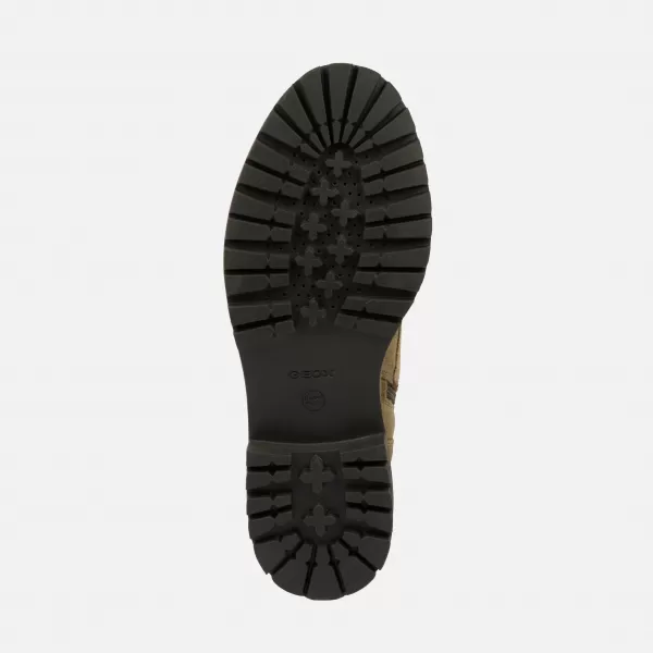  Dámske členkové čižmy GEOX IRIDEA G004093 KAKI 
