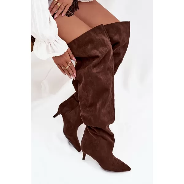  Dámske čižmy BOTO YSOLIENNE 39875 BROWN 