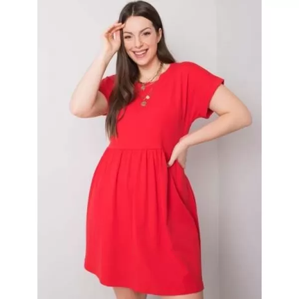  Dámske šaty BASIC FEEL GOOD RV-SK-6292.09P RED 