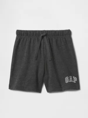 Detské kraťasy GAP LOGO SWEATSHORTS 725201-01 CHARCOAL HTHR GREY