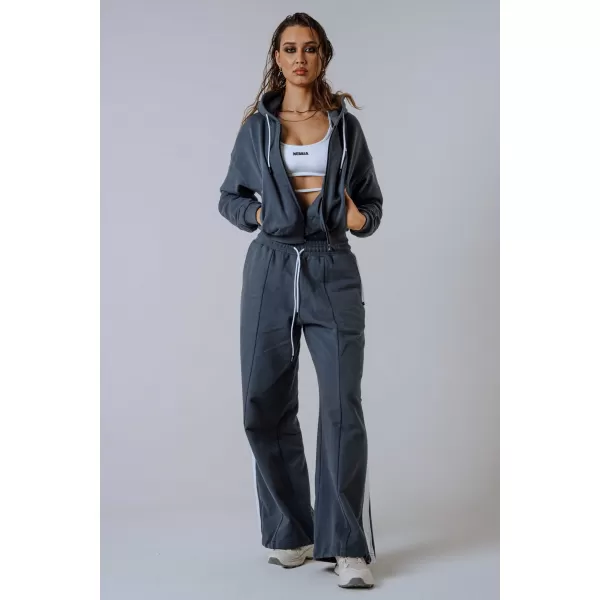  Mikina na zips POWER 895 GREY Nebbia 