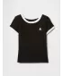 Detské tričko GAP RINGER TEE 744462-01 TRUE BLACK
