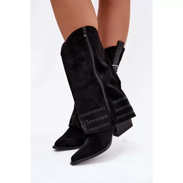 Dámske čižmy BOTO CAMILORA 40916 BLACK 