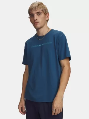 Pánske tričko UNDER ARMOUR M BLUR WM SS 6009248-498 MODRÁ