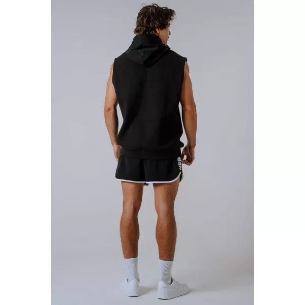  HERO 299 BLACK Nebbia mikina bez rukávov 
