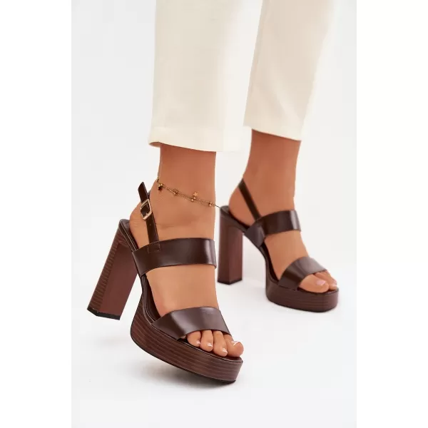  Dámske sandále BOTO HANELIA 41462 BROWN 