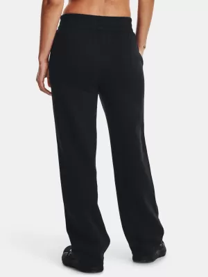 Dámske športové nohavice UNDER ARMOUR RIVAL FLC STRAIGHT PANT 1381847-001 ČIERNA