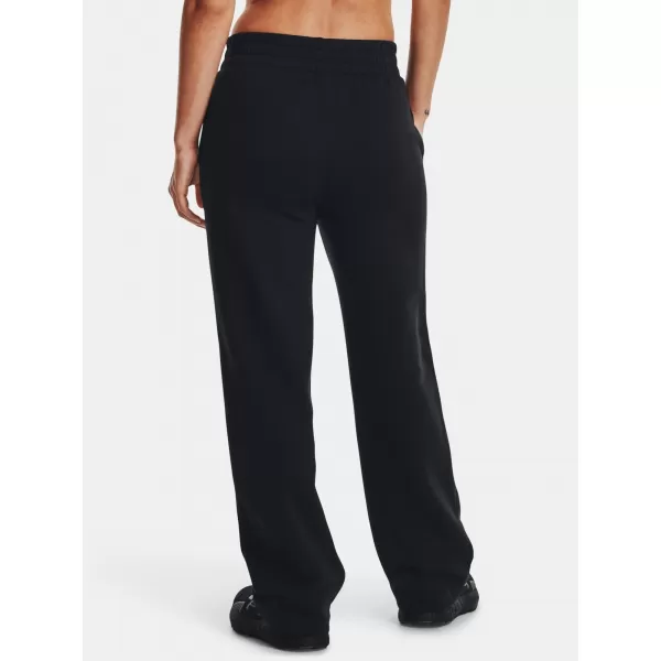  Dámske športové nohavice UNDER ARMOUR RIVAL FLC STRAIGHT PANT 1381847-001 ČIERNA 