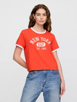 Dámske tričko GAP LOGO TEE 781556-03 POSTER RED