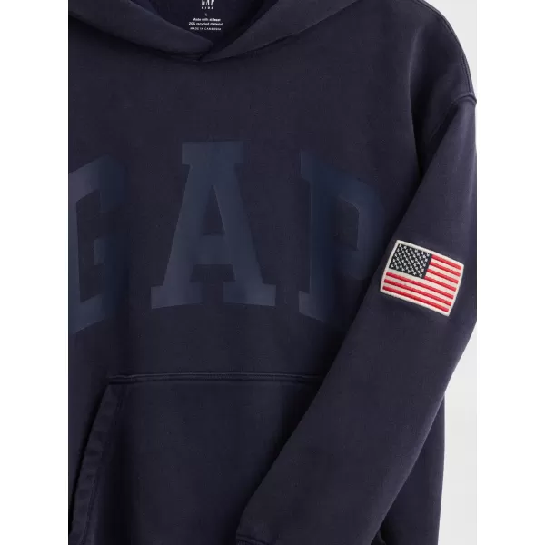  Detská mikina GAP LOGO PULLOVER HOODIE 782130-00 NAVY UNIFORM 