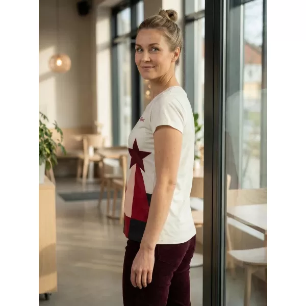  Dámske prémiové vianočné tričko ALTISPORT VOJ/ALWVN11TR06 KRÉMOVÁ 