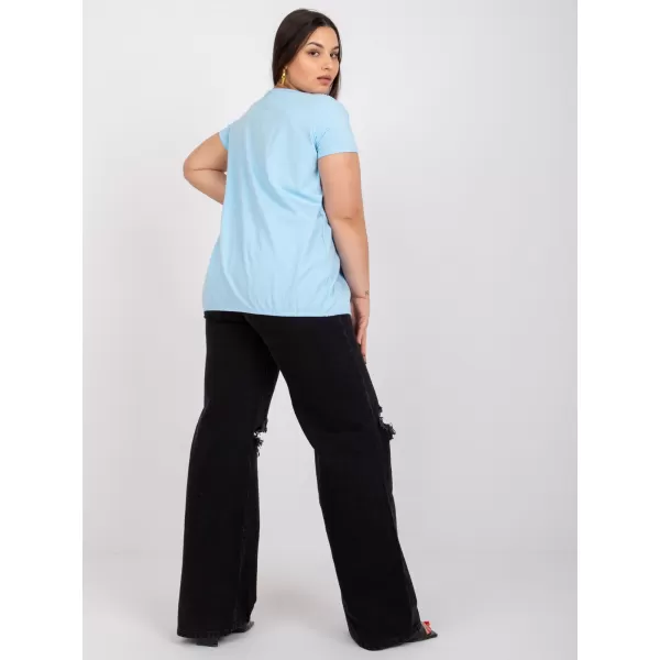  Dámske tričko BASIC FEEL GOOD RV-TS-6320.85P LIGHT BLUE 