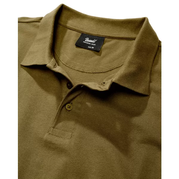  Pánske tričko s golierom BRANDIT 4215 OLIVE 