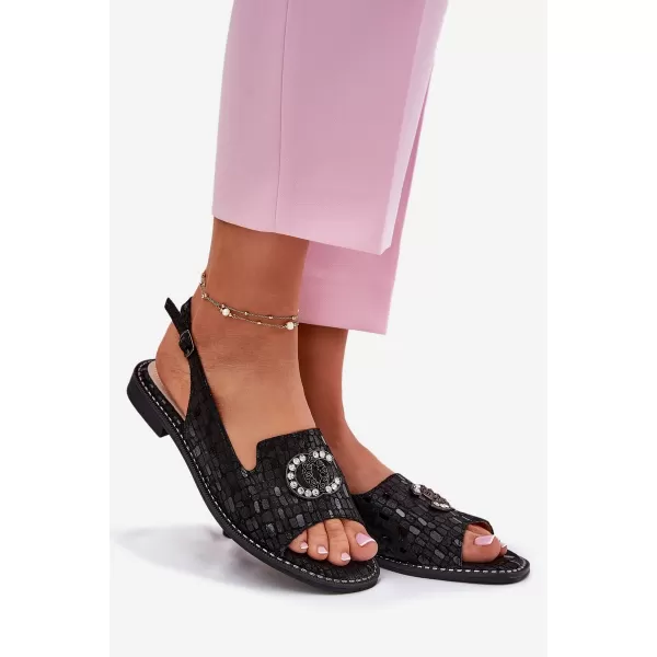  Dámske sandále S.BARSKI KV51-096 BLACK 