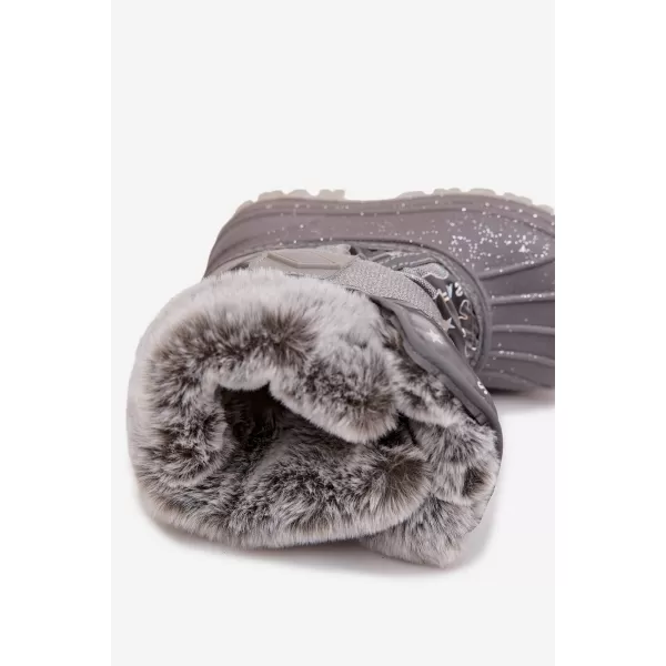  Detské zimné topánky LEE COOPER LCJ-25-10-3788 GREY 