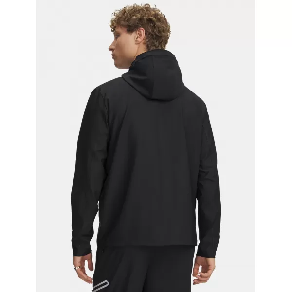  Pánska bunda UNDER ARMOUR UA UNSTOPPABLE WOVEN JACKET ČIERNA 