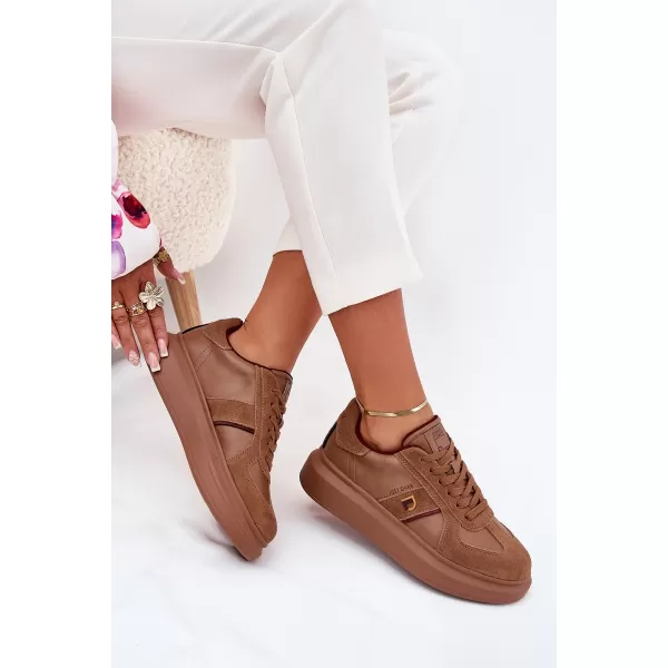  Dámske tenisky LOPEZ JUST DARE SS2D4005 BROWN/BEIGE Daniel Lopez Just Dare 