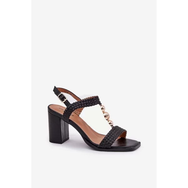  Dámske sandále BOTO ANNAVIEL 36045 BLACK 
