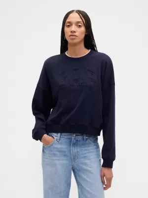 Dámska mikina GAP LOGO SWEATSHIRT 799280-01 NAVY UNIFORM