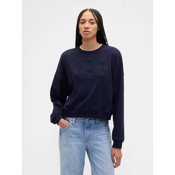  Dámska mikina GAP LOGO SWEATSHIRT 799280-01 NAVY UNIFORM 