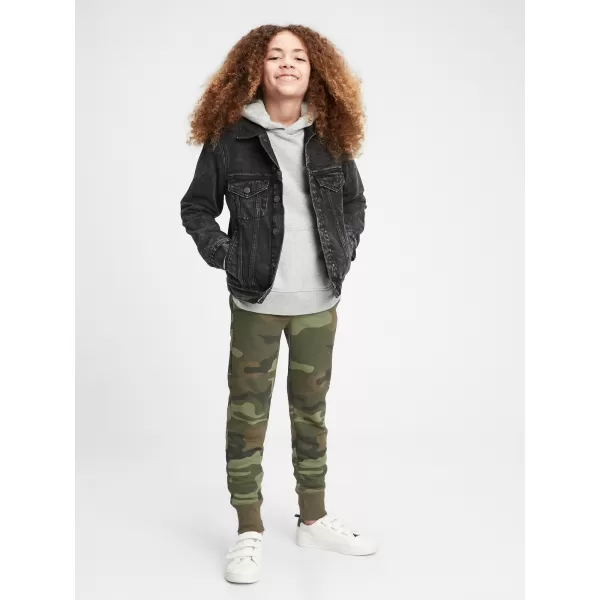  Detské tepláky GAP LOGO SWEATPANTS 550068-03 GREEN CAMO 
