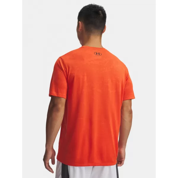  Pánske tričko UNDER ARMOUR UA TECH VENT JACQUARD SS 1377052-844 ORANŽOVÁ 
