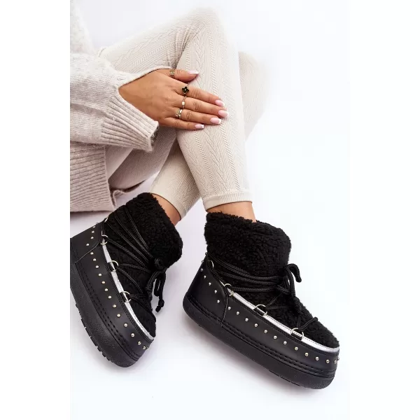  Dámske snehule BOTO ROHES 28131 BLACK 