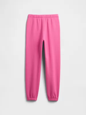 Detské tepláky GAP LOGO SWEATPANTS 797784-04 HAPPY PINK