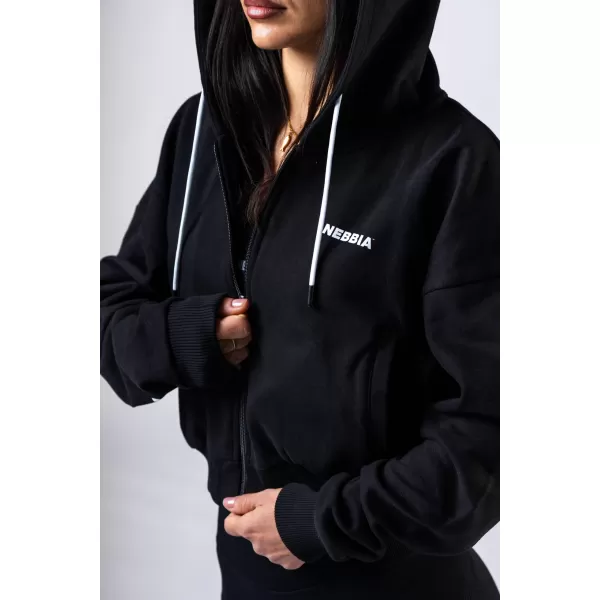  Mikina na zips POWER 895 BLACK Nebbia 